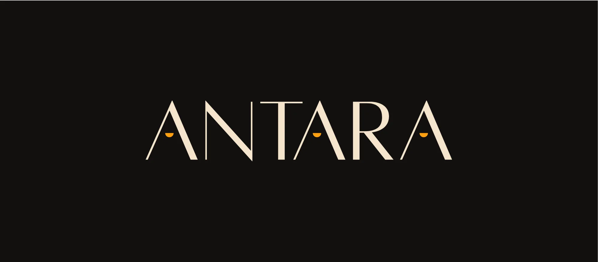 Antara wordmark on Night