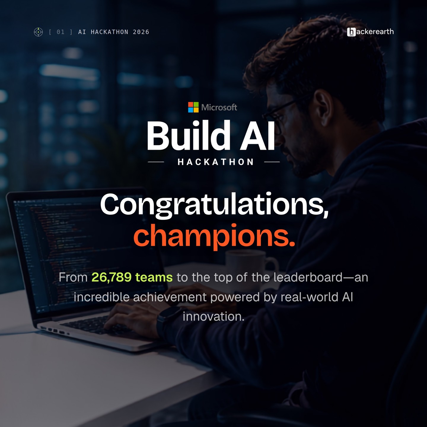 Microsoft Build AI Hackathon — from 26,789 teams to the top of the leaderboard