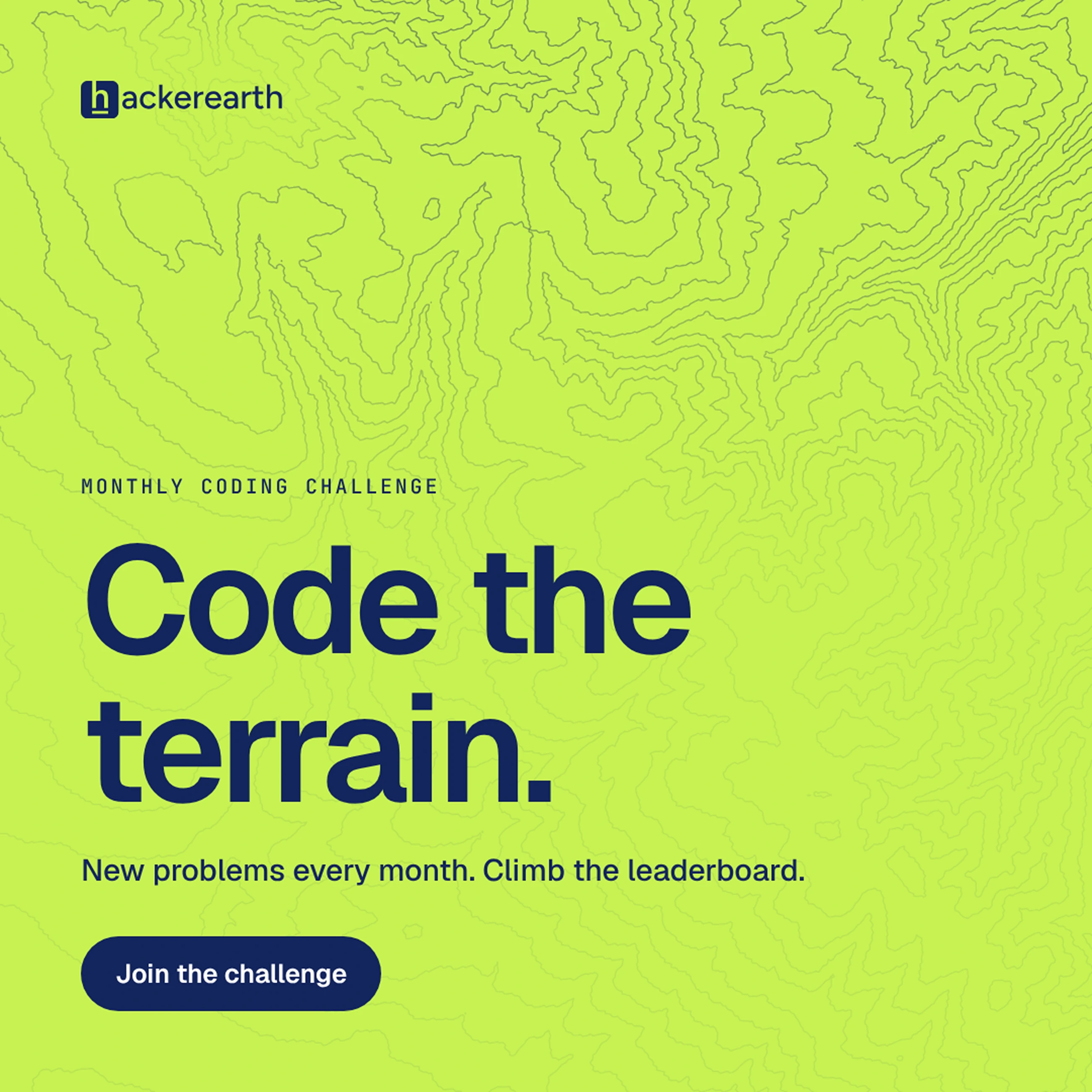 Code the terrain campaign with contour patterns