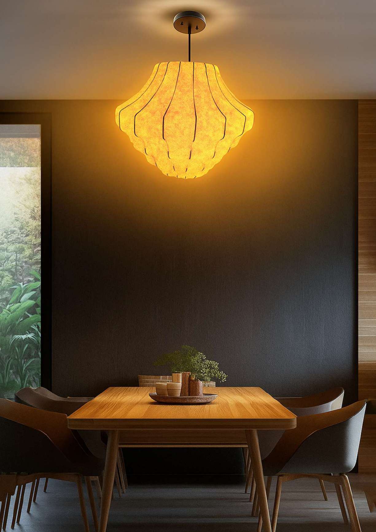 Antara handcrafted light, glowing from within